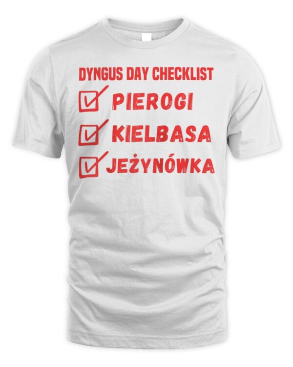 Dyngus Day Checklist Pierogies Polka Polish Pride Raglan Baseball Tee