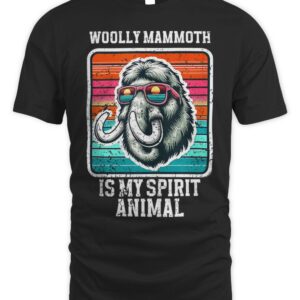Woolly Mammoth Is My Spirit Animal Love Woolly Mammoths T-Shirt