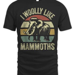 Cool Woolly Mammoth Is My Spirit Animal Love prehistoric T-Shirt