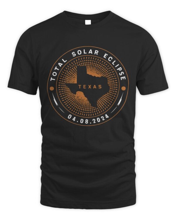 Canyon Lake, Texas Total Solar Eclipse 2024 Long Sleeve T-Shirt