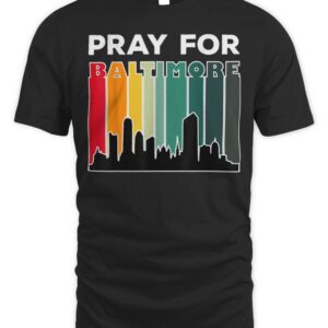 Pray For Baltimore Bridge Baltimore Strong Baltimore Heart T-Shirt