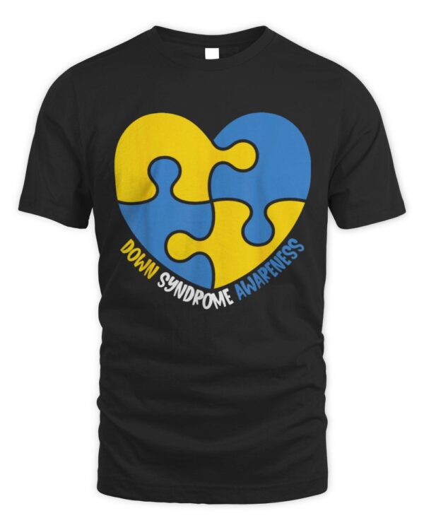 World Down Syndrome Awareness Day T21 Heart T-Shirt