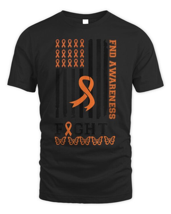 FND Orange Ribbon Functional Neurological Disorder Awareness T-Shirt