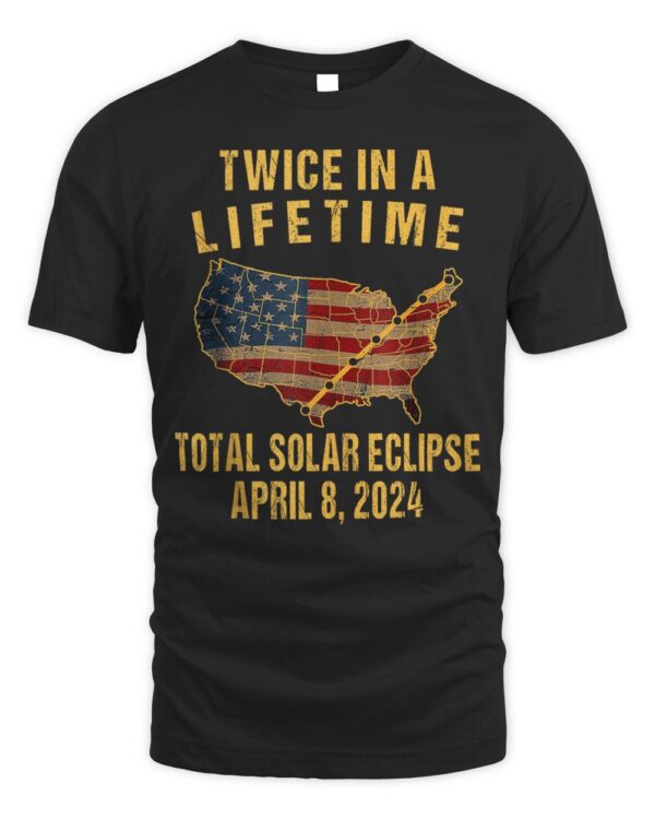Total Solar Eclipse 2024 Astronomer For Men Women 04.08.24 T-Shirt