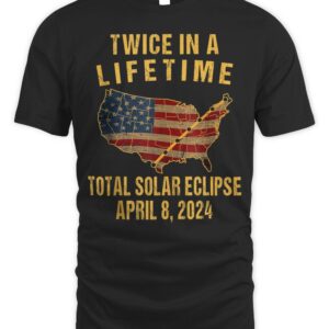 Total Solar Eclipse 2024 San Antonio Texas Totality Matching T-Shirt