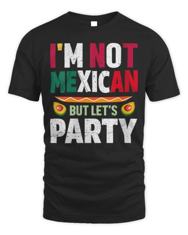 Womens Mexican Cinco De Mayo Avocado Nachos V-Neck T-Shirt