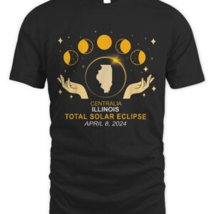 Centralia, Illinois Total Solar Eclipse 2024 T-Shirt