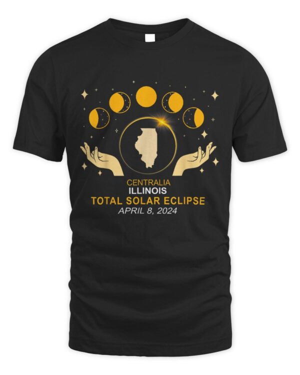 Centralia, Illinois Total Solar Eclipse 2024 T-Shirt