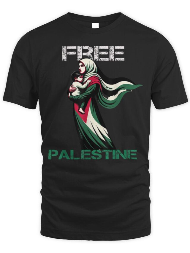 I Love Free Palestine Mother Children Gaza Strip Palestinian Shirt