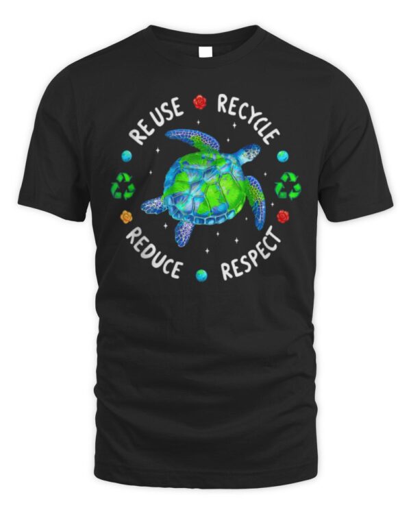 Earth Day 2024 Teacher Environment Day Recycle Earth Day T-Shirt