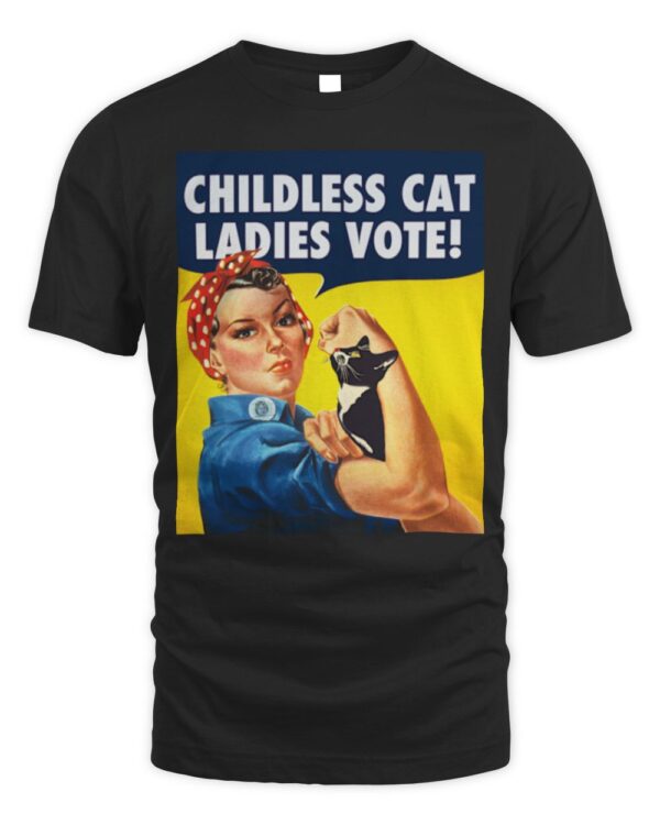 Childless Cat Ladies Vote – Kamala Harris T-Shirt